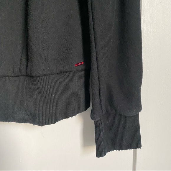 n: Philanthropy Black Cut-Out Sweatshirt - Picture 3 of 8